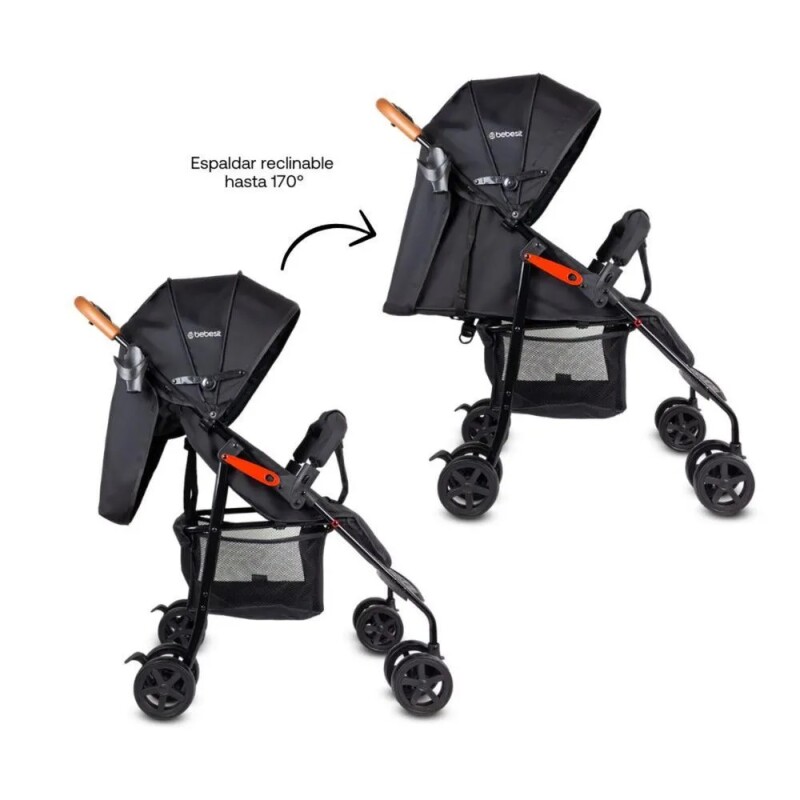Coche Monaco Bebesit - Negro Coche Monaco Bebesit - Negro