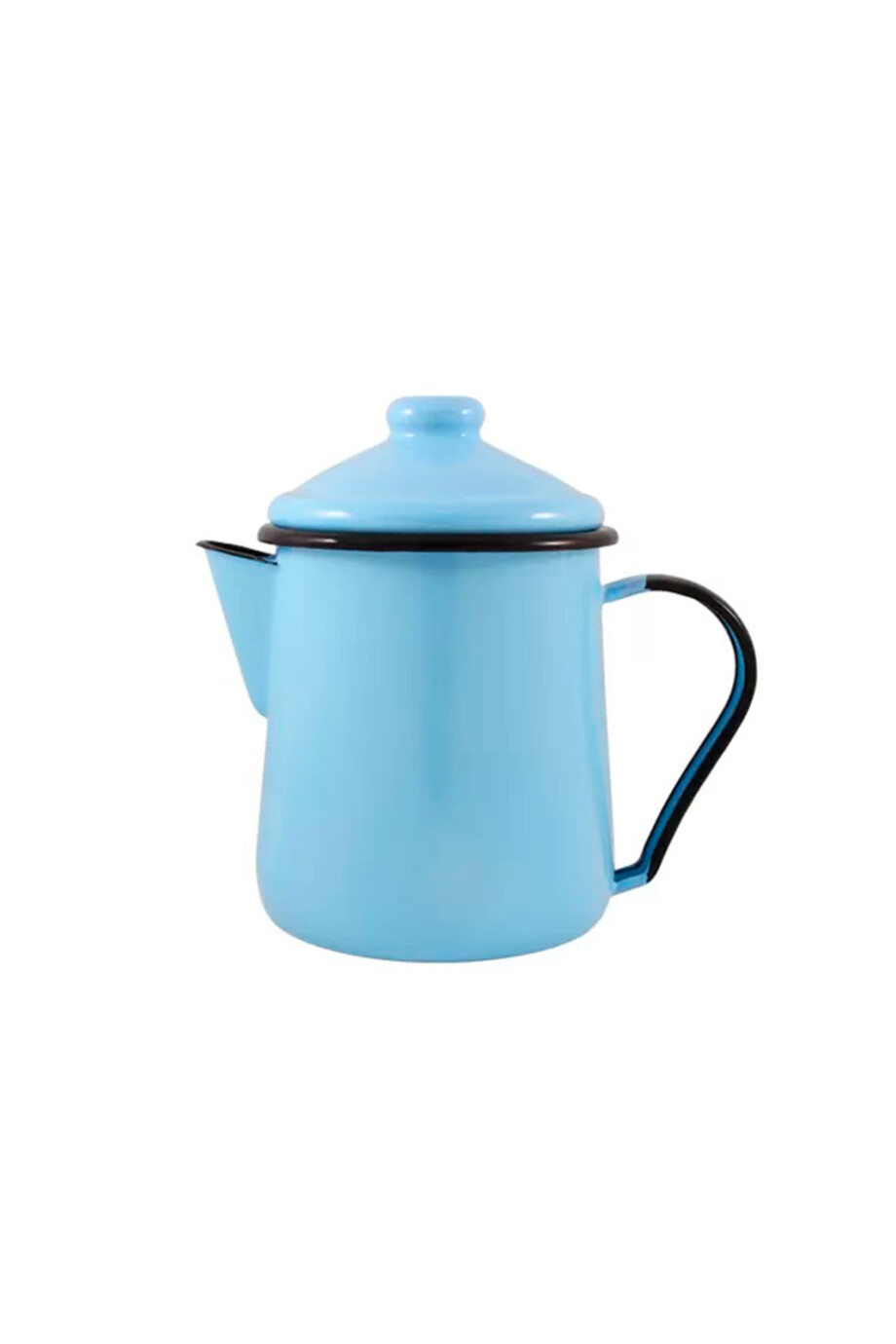 Jarra Lechera / Cafetera con Tapa Celeste