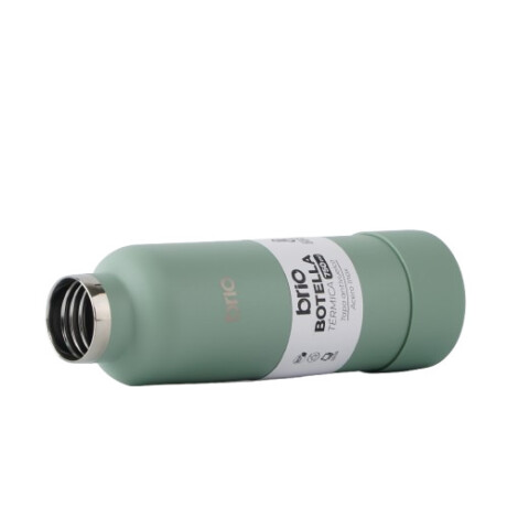 Botella En Acero Inoxidable brio 750ml Con Sorbito Y Manija Oliva