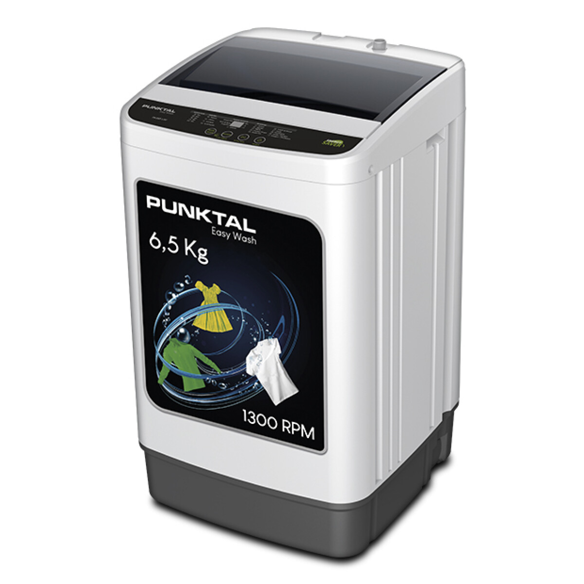 Lavarropas Punktal Carga Superior 6,5 Kg 1300 Rpm Color Blanco 