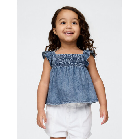 ULTRASOFT DENIM TANK MEDIUM WASH