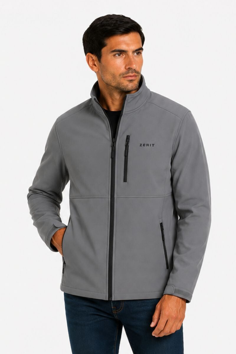 CAMPERA SOFTSHELL GRIS M CAMPERA SOFTSHELL GRIS M