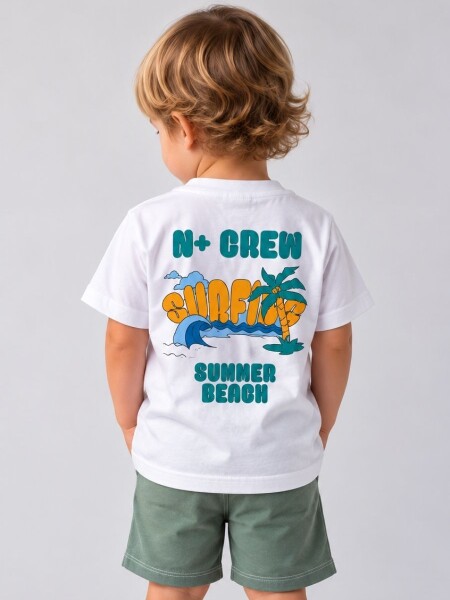 T-SHIRT N. SAILS 2322 M. C BEBE BLANCO