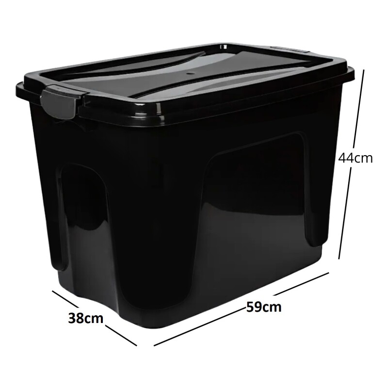 Caja organizadora 65 lts NEGRO