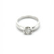 Anillo En Oro Blanco 18K Con Brillante Solitario Anillo En Oro Blanco 18K Con Brillante Solitario