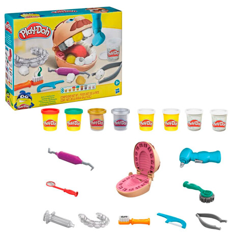 Set Play Doh Dentista Bromista Hasbro + Pelota Regalo Dentista Bromista Refresh
