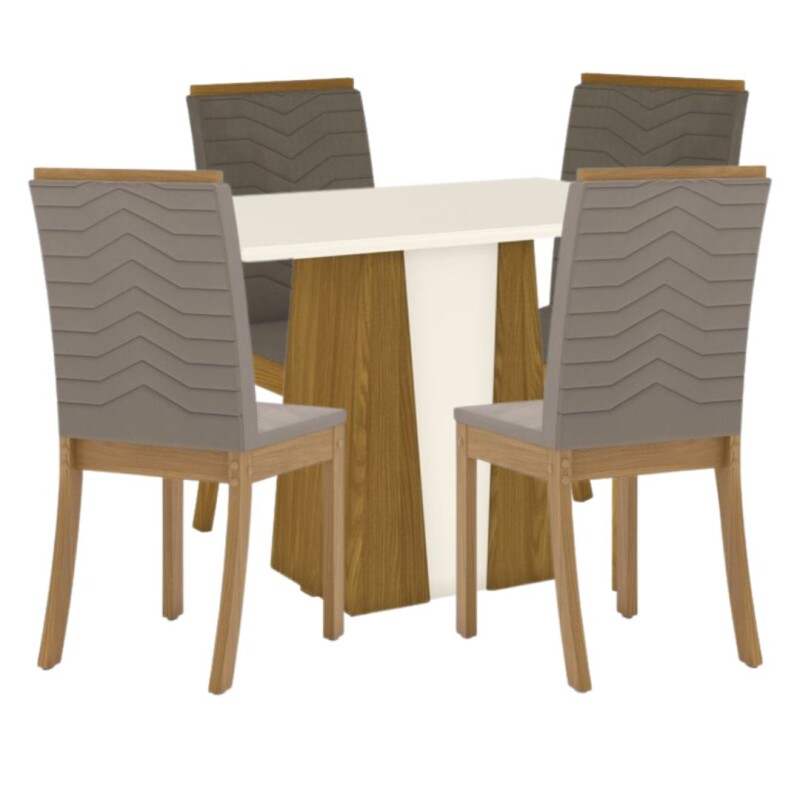 Juego de Comedor Porto 4 sillas Juego de Comedor Porto 4 sillas