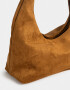 Saca Bandolera Hobo Suede - Marron Camel