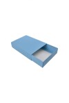 Caja 13 tipo caja fosforo 10x14x3 cm. CELESTE