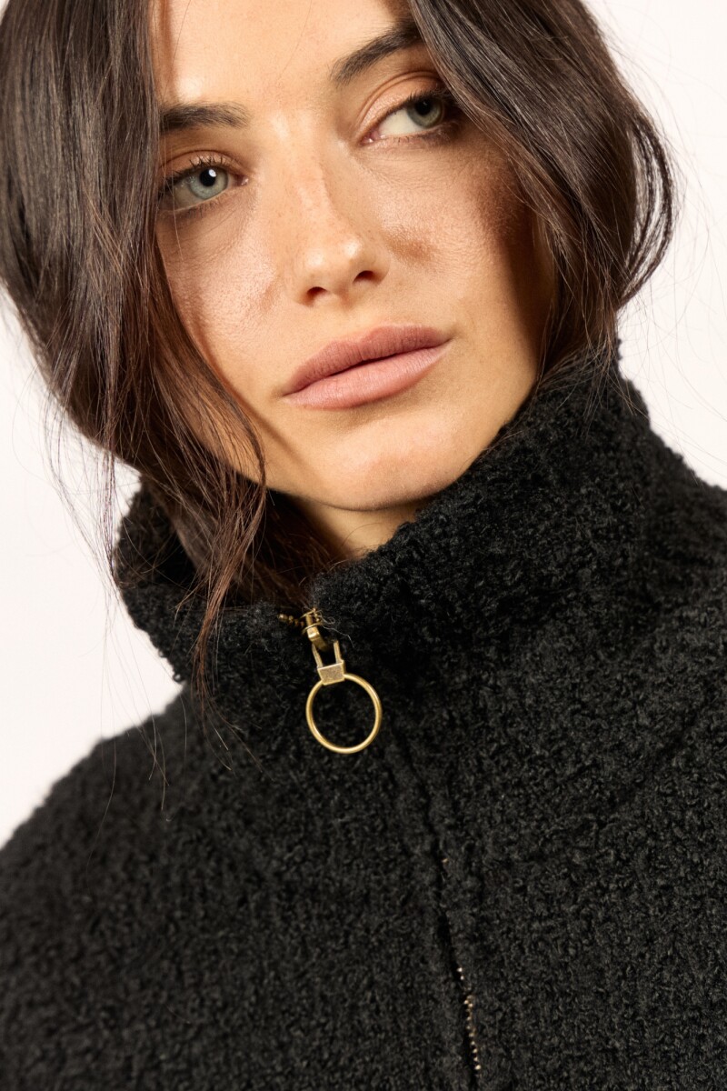 SWEATER SOL ZIPPY SWEATER J-negro