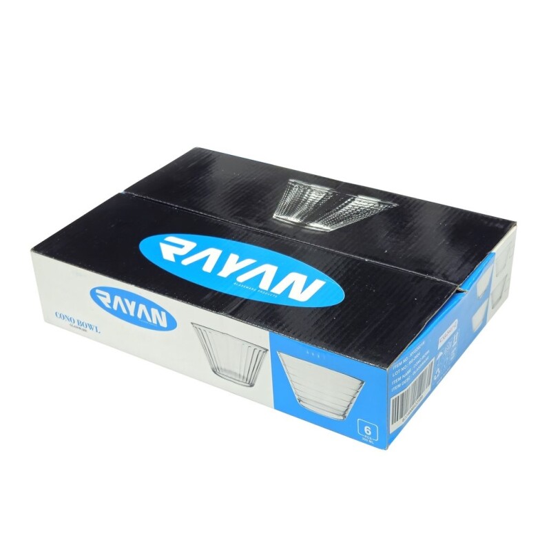 SET X 6 COMPOTERA 260ML D11X6CM CONO CIRCULOS SET X 6 COMPOTERA 260ML D11X6CM CONO CIRCULOS