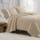 Manta Cotton Flor Corderito 2 Plazas Frazada Polar Premium 230x240 Reversible Sherpa Cálida Suave BEIGE