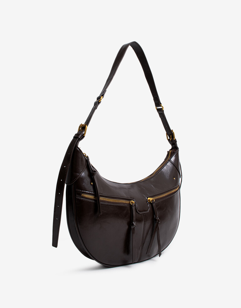 Saca Cartera Formato Saca - Marron Chocolate