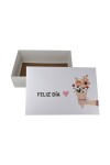 Caja Rectangular Impresa 20x30x9 cm - FELIZ DIA Caja Rectangular Impresa 20x30x9 cm - FELIZ DIA