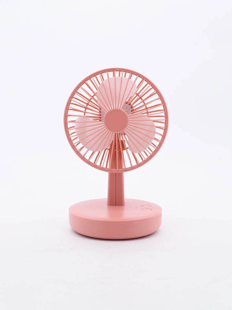 VENTILADOR USB A BATERIA RECARGABLE - ROSADO 