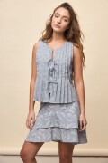 TOP VELA Negro/Blanco