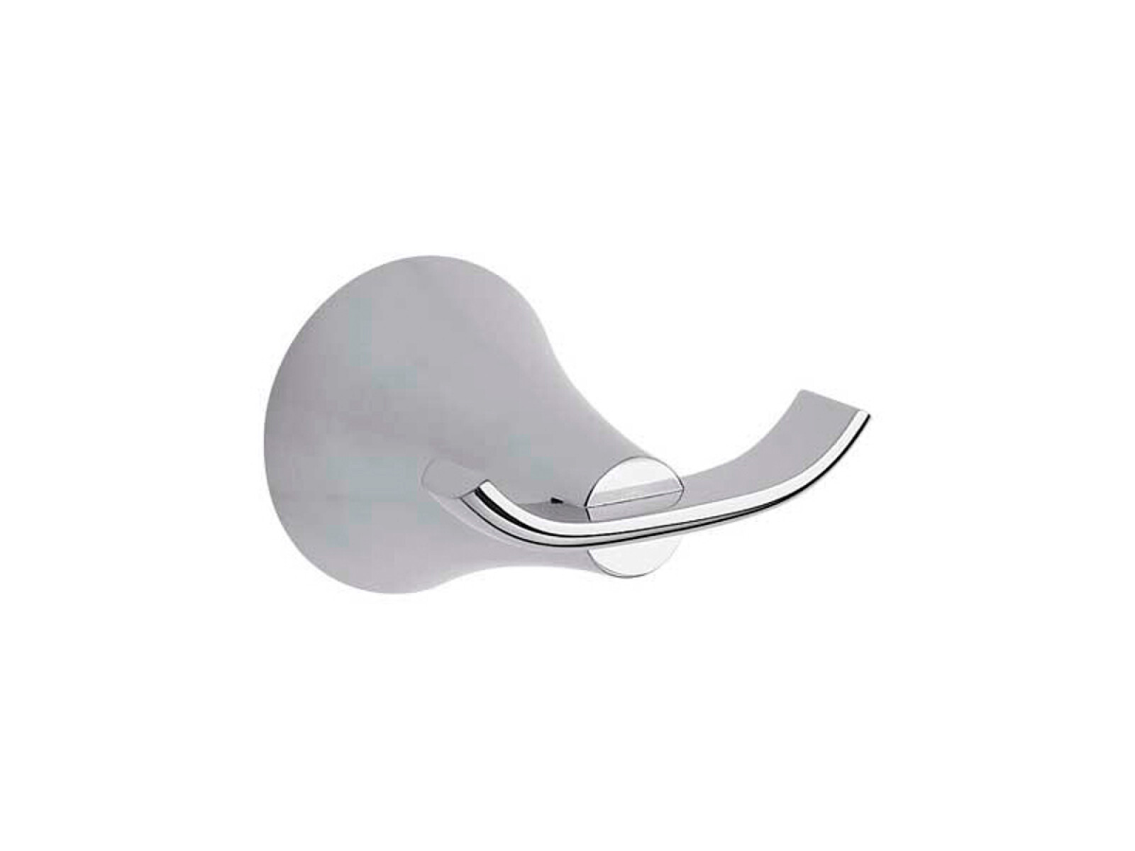 Perchas Doble Metal Alesia Accesorio De Baño 