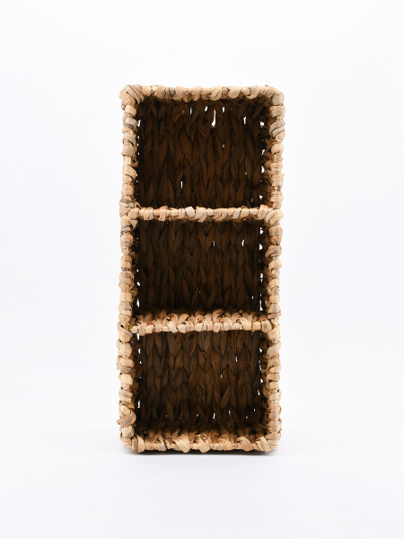 CESTA ORGANIZADORA CON REPARTICIONES BEIGE