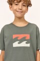 REMERA DOUBLE RIPPLE TEE BOYS M-militar
