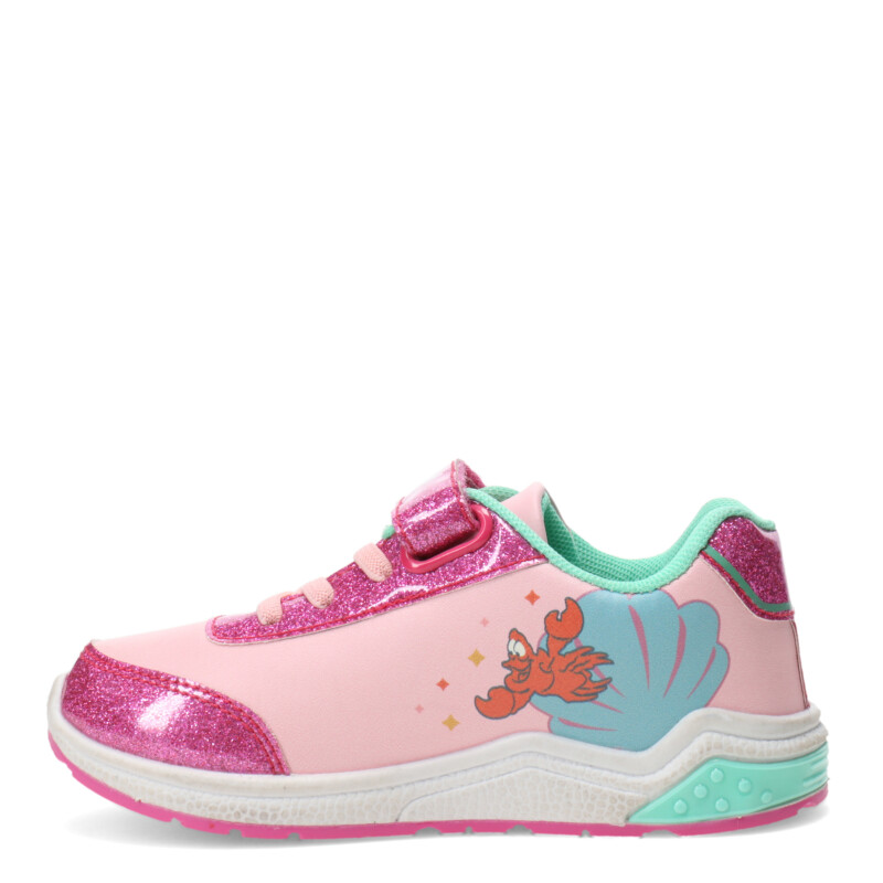Championes de Niños Disney la Sirenita con luces Rosa - Fucsia