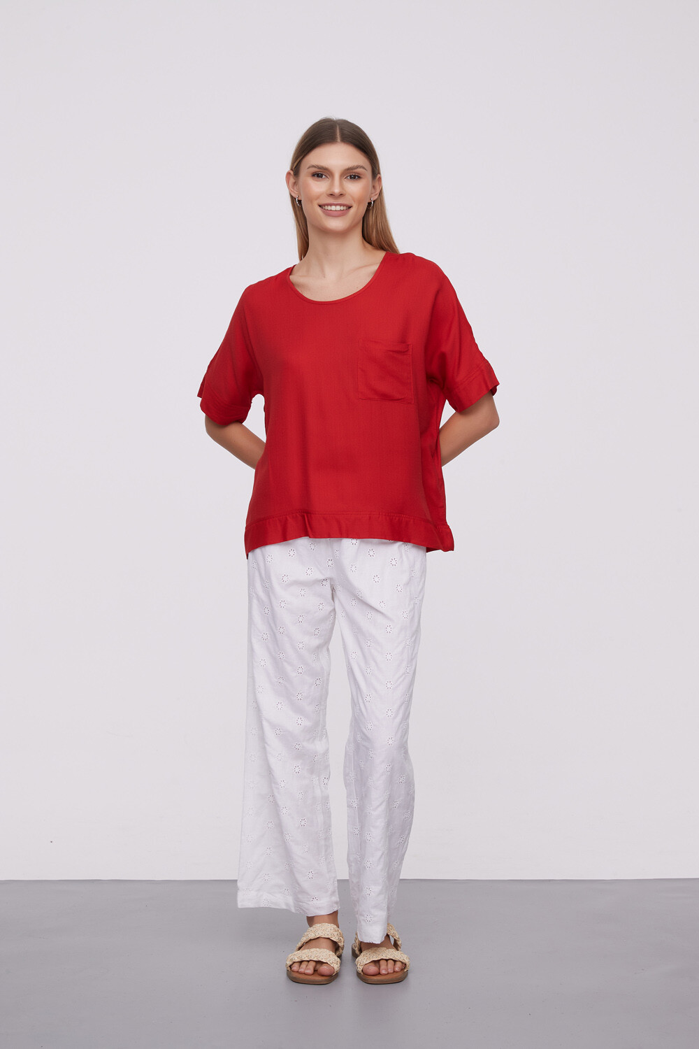 Blusa Douglas Rojo