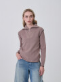 Sweater Zippy Taupe / Mink / Vison