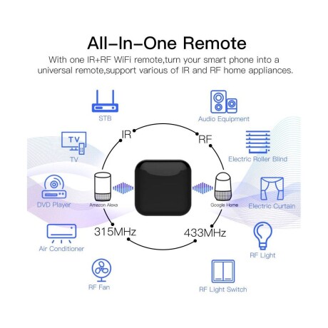 Control Smart Ir+rf+wifi Control por Voz 001