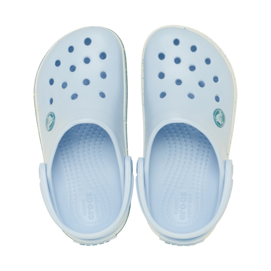 Crocband Speckled Band Clog T - Niños 1 a 5 años Blue Frost