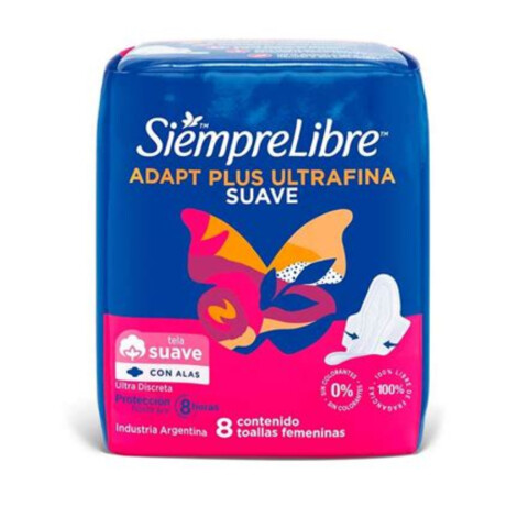Toallitas Femeninas Siempre Libre Ultrafina 8 Unidades Toallitas Femeninas Siempre Libre Ultrafina 8 Unidades
