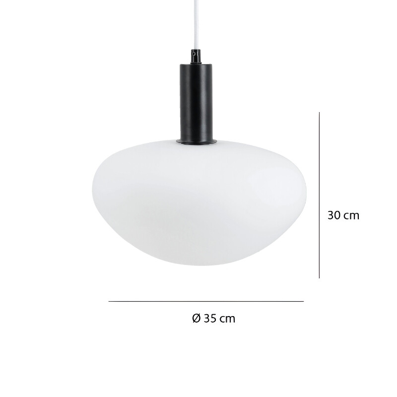 LUMINARIA COLGANTE PIREO 35CM Luminaria Colgante Pireo Big Blanca ø 35 cm
