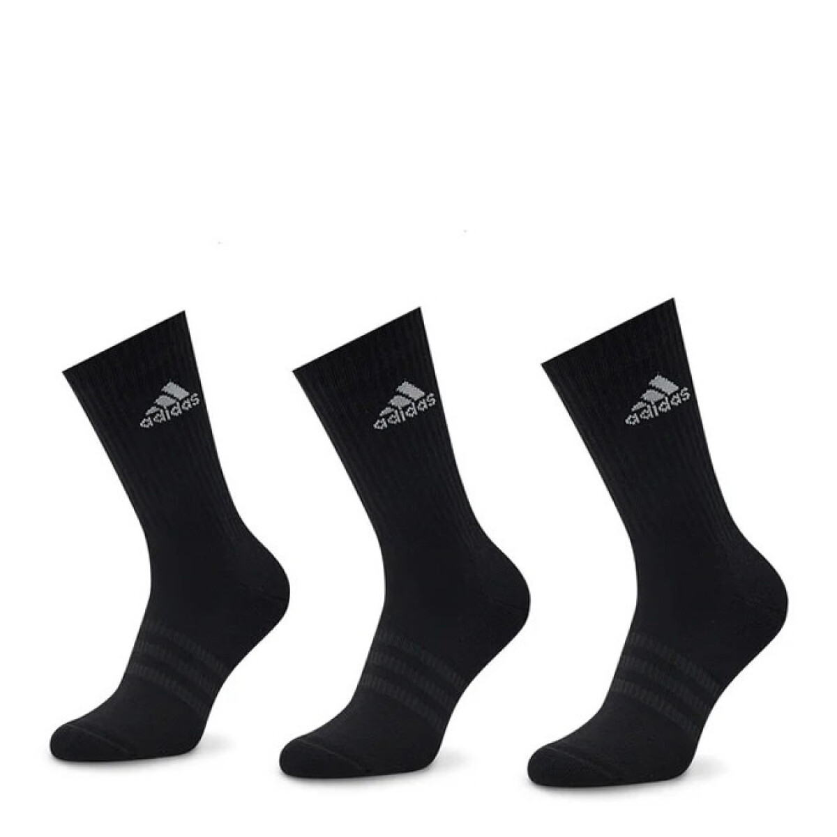 Medias de Hombre Adidas Clasicas x3 - Negro - Blanco 