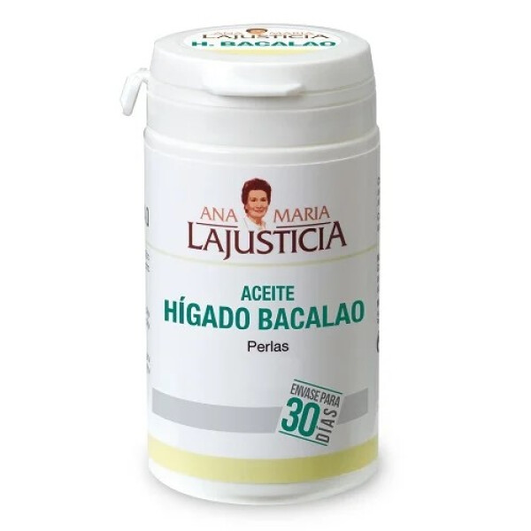Aceite de Hígado de Bacalao | Ana María Lajusticia | 90 Perlas Aceite de Hígado de Bacalao | Ana María Lajusticia | 90 Perlas