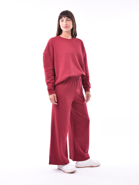 PANTALON CIRA BORDEAUX
