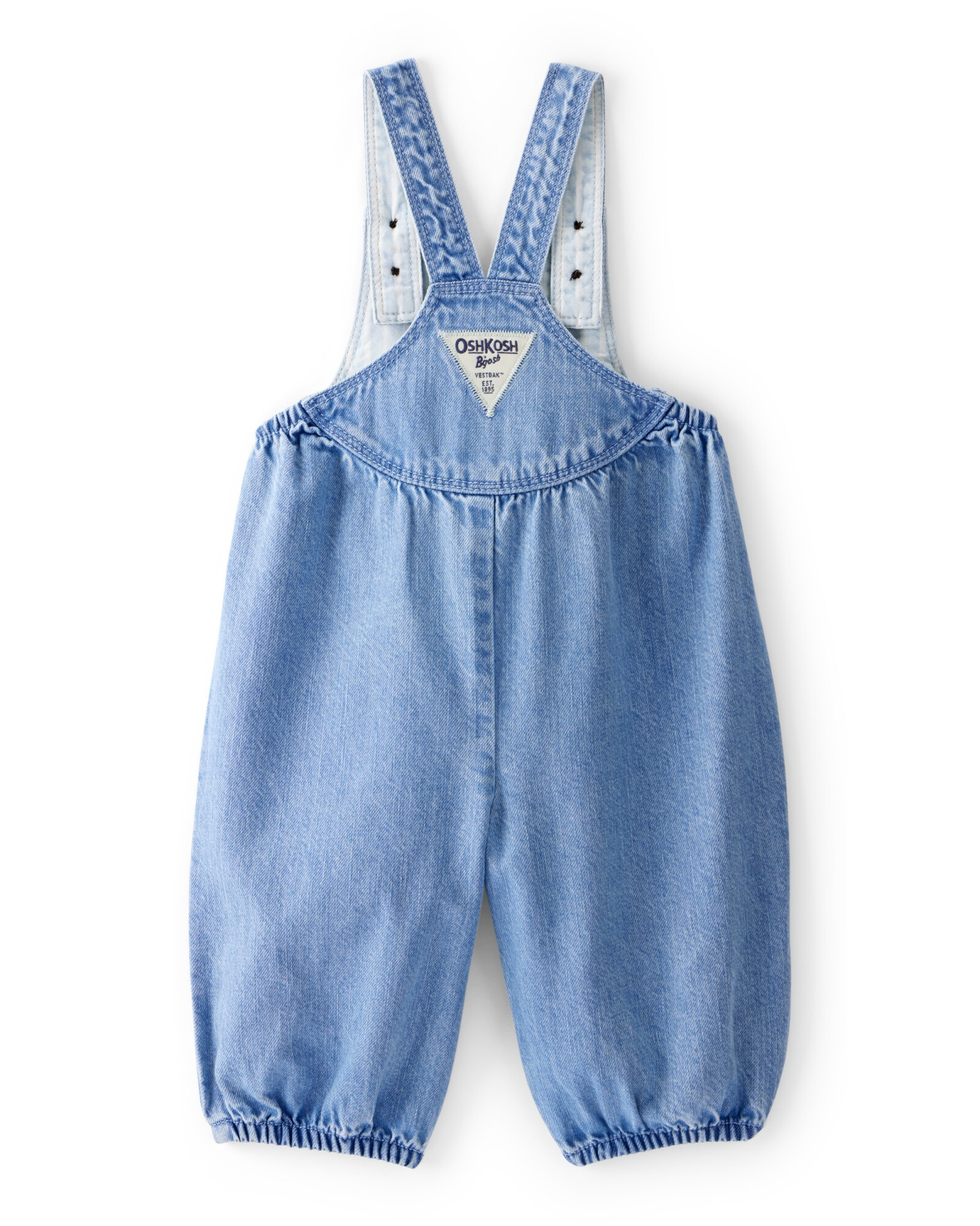 Enterito de chambray, escote en v Enterito de chambray, escote en v