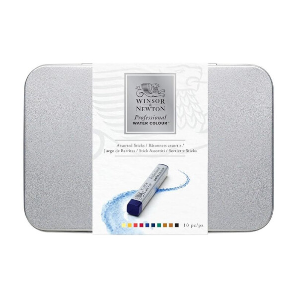 Acuarela Winsor en barra x 10 colores Única