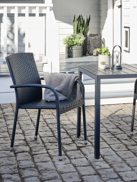 Silla apilable HALDBJERG negro Silla apilable HALDBJERG negro