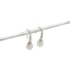 Caravanas Perlas-Plata 925-Con Perla y Zirconia-CA3212 conperla