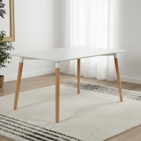 Juego de comedor 4 sillas Milan - Blanco Juego de comedor 4 sillas Milan - Blanco