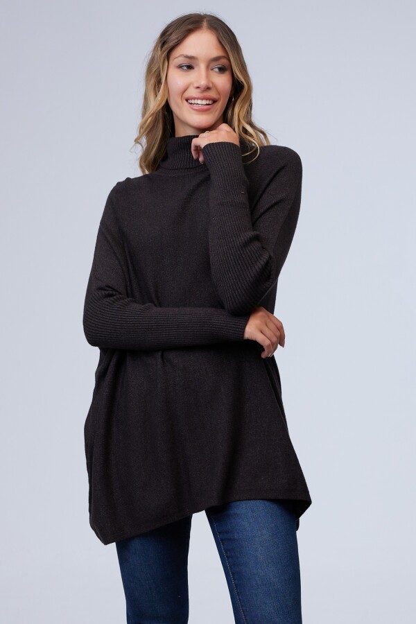 Polera Oversize GRIS OSCURO