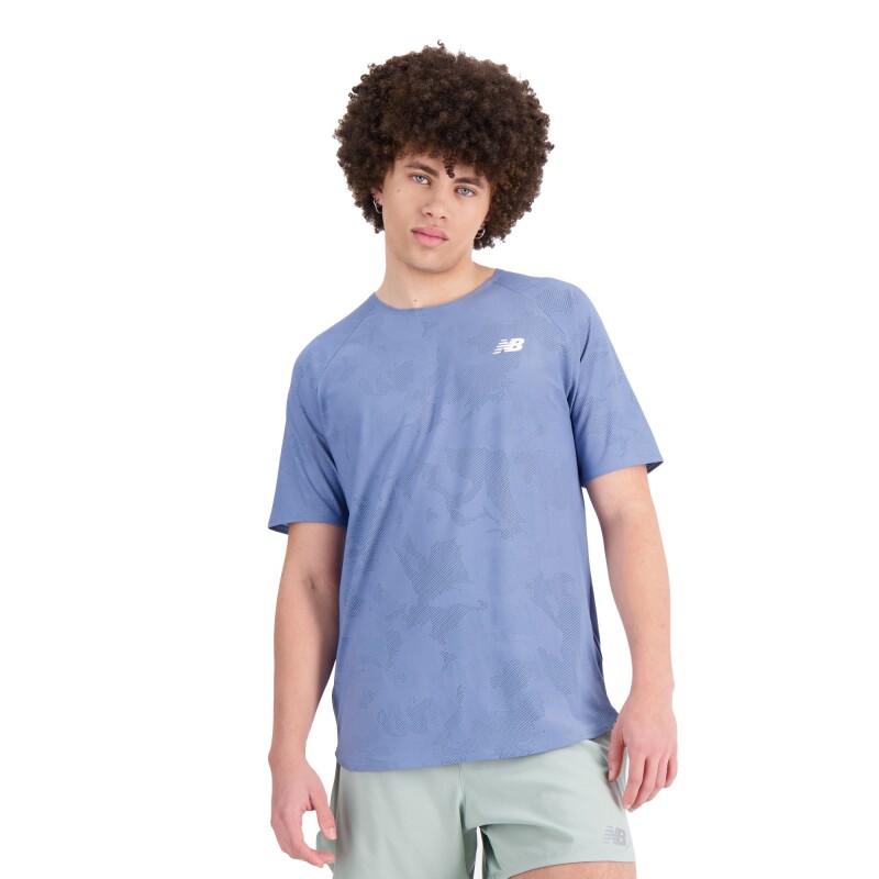 Remera New Balance de Hombre - MT33281MYL BEIGE
