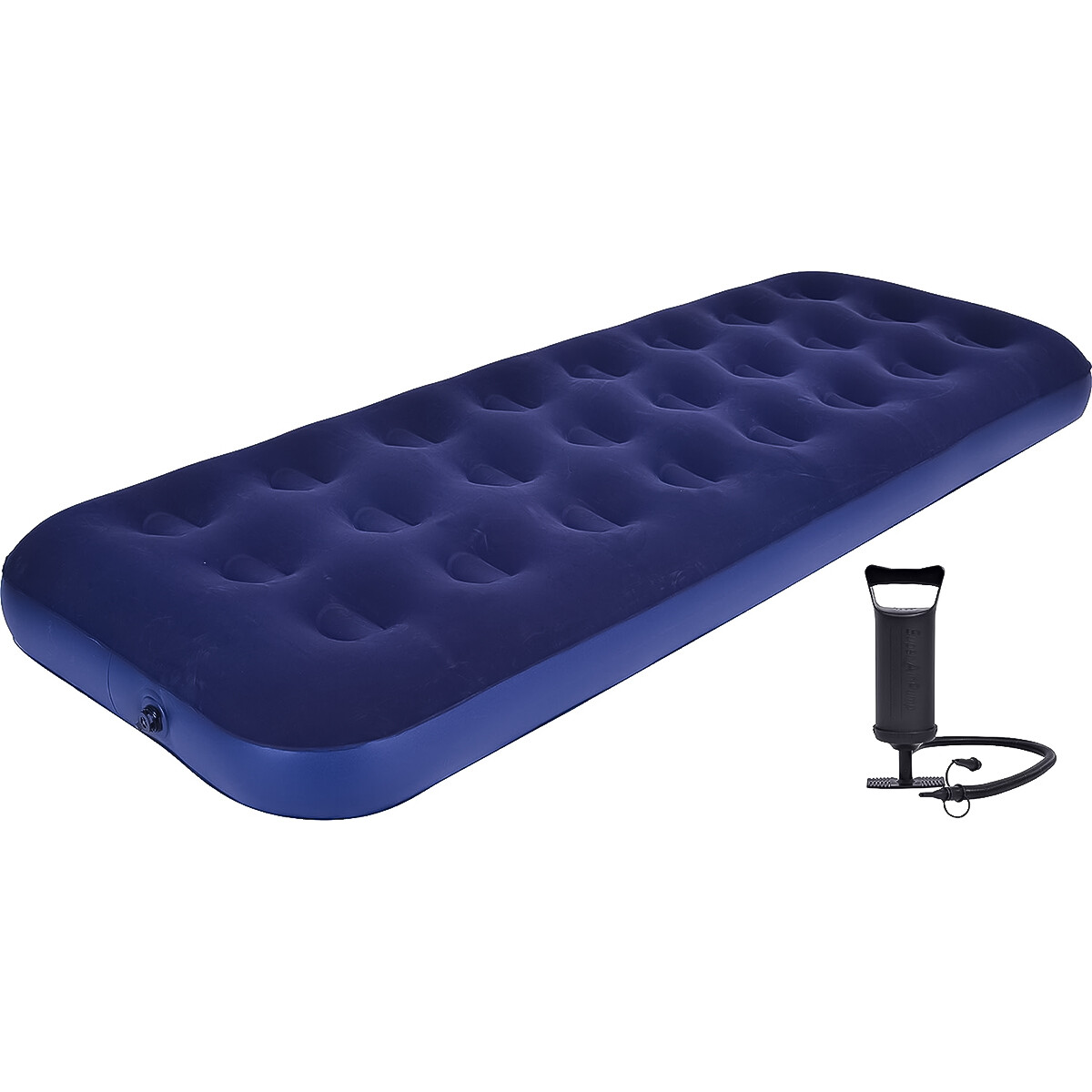 Colchón Inflable Jilong 1 Plaza Camping + Inflador - Jil024040 