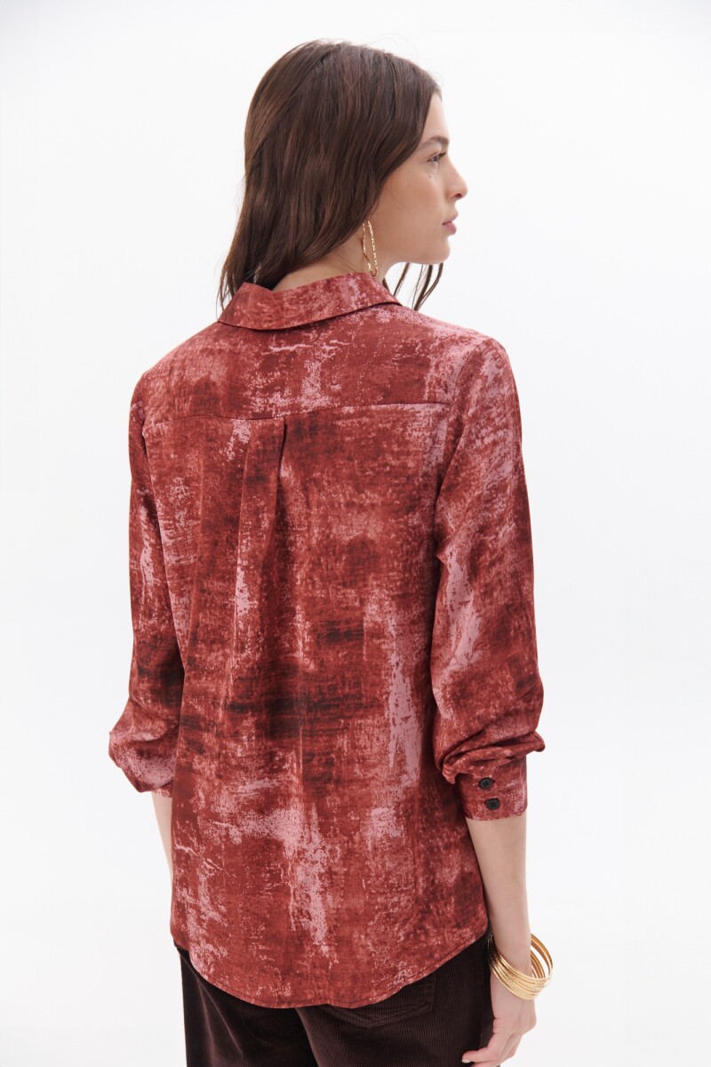 CAMISA TANNAT GRANATE