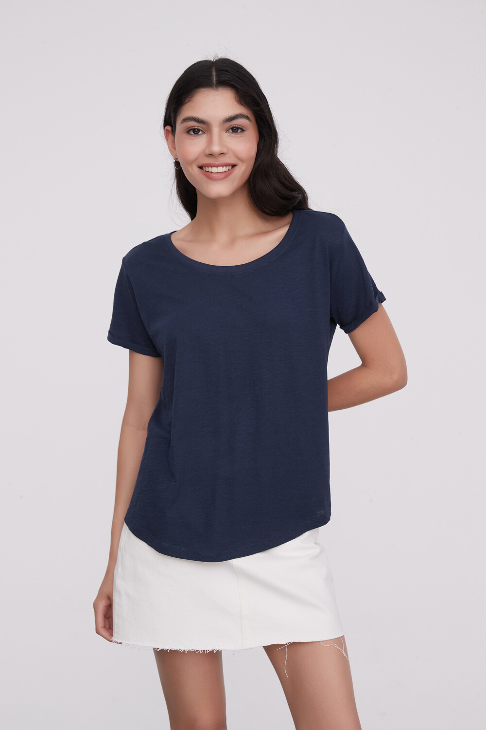 Remera Cordata Azul Marino