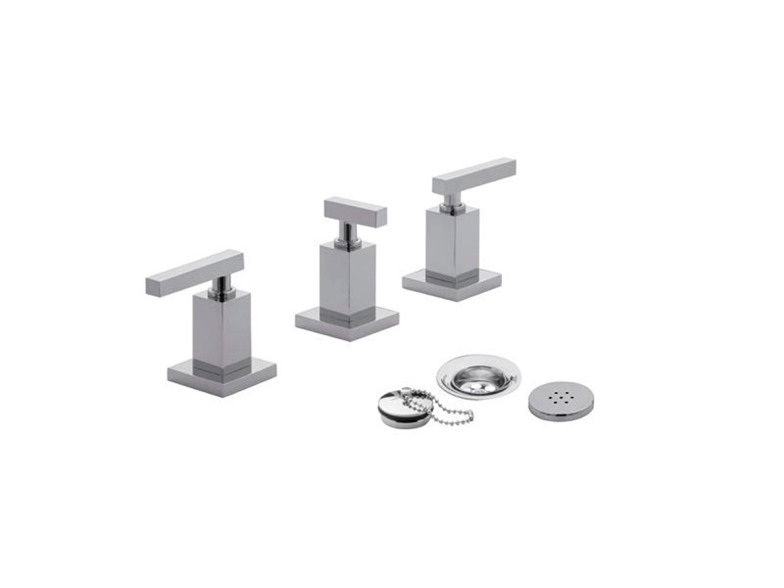 Griferia De Bidet Bimando Cromo Linea Dominic Fv 