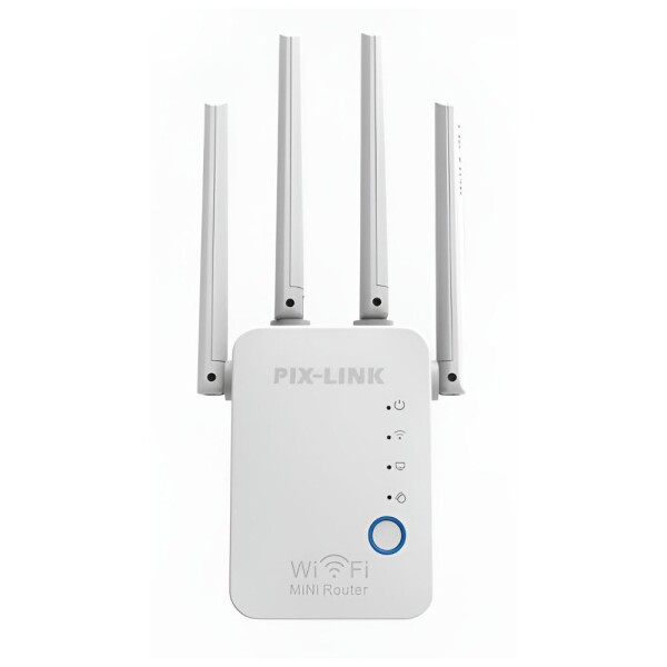 Extensor Repetidor Señal Wifi Amplificador 300 Mbps Antena ® Variante Color Blanco