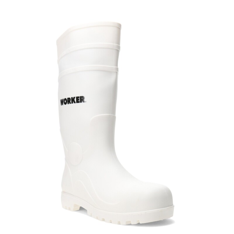 Botas de Hombre Worker Lactica con Puntera Blanco