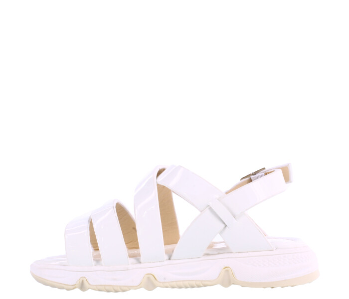 Sandalias de Niña MINI Miss Carol RILEY de charol Blanco