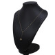 Cadena en oro 18k con dije corazon. Largo 40 cm Cadena en oro 18k con dije corazon. Largo 40 cm