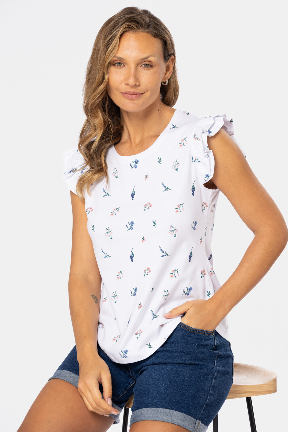 REMERA ESTAMPADA Blanco