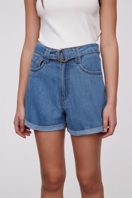 Short Palinu Azul Medio
